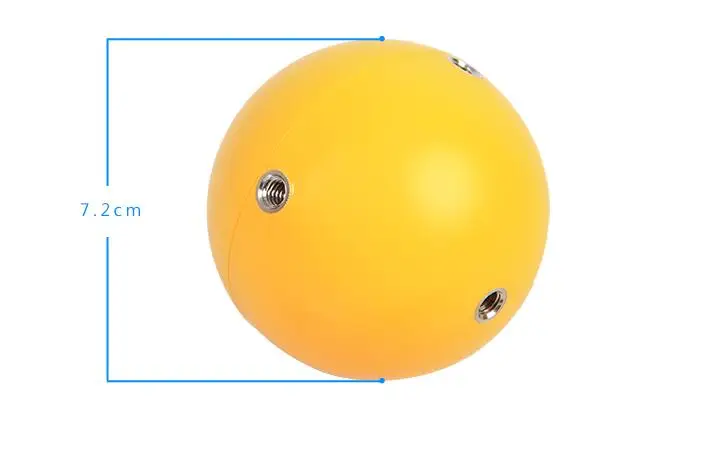 Diving Underwater Photography Waterproof Floating Ball With Adatper Action Camera Accessories For Gopro Hero 543Xiao yi 4kSJCAM (2)