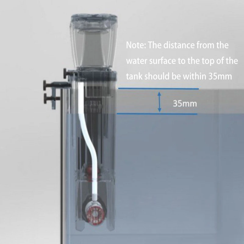 Скиммер для протеина QQ2 аквариумные аксессуары фильтр для аквариума морской встроенный висячий цилиндр фильтр для аквариума внешний
