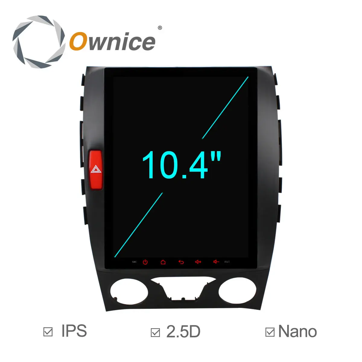 

Ownice 10.4" 9.7" IPS 2.5D Screen 8-Core Android 6.0 Car DVD GPS Player For Ford Edge 2015 -2017 Support tpms 4G Mirror link DVR