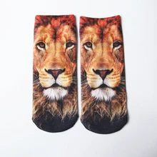 unisex new arrival cute socks with cotton 3d animal print pattern colorful funny women creative 3d animal socks #151204_E69