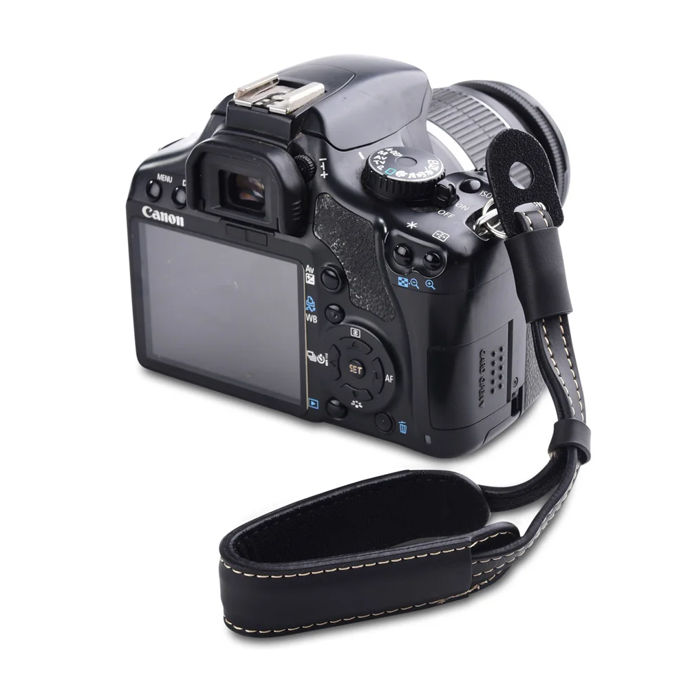 Камера ремешок из искусственной кожи с ремешком для sony DSC-HX400V RX10 RX100 Mark V IV III II A7 A9 A7M3 A7M2 A77 A99 II HX90 HX60 HX50 - Цвет: Black