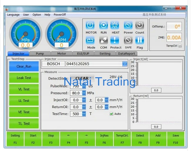 

CRS950 high pressure common rail test bench control system for Bosch Denso Delphi Siemens testing