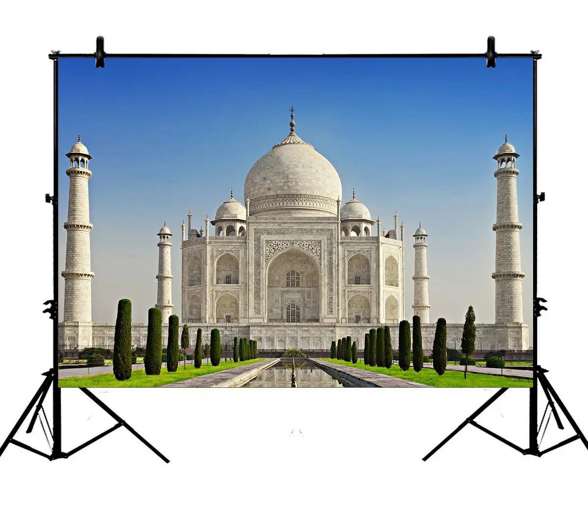 

5x7ft India Taj Mahal Temples Polyester Photo Background Portrait Backdrop