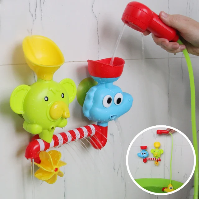 Submarine Shower head Water Spraying Taps Baby Bath Toys Automatic
