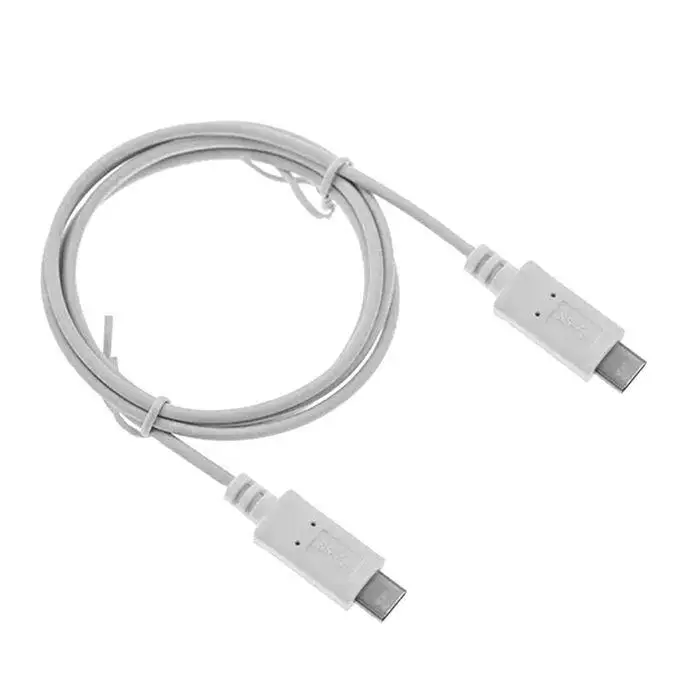 

CYDZ White USB-C USB 3.1 Type C Male Connector to C Male Charge Cable for