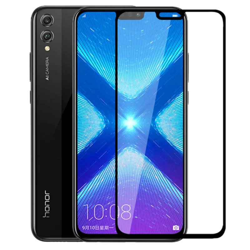 

Protective Glass On For Huawei Honor 8x JSN L21 L22 L23 Screen Protector Tempered Glass on huawey honer 8x 8 x Full Cover Glass