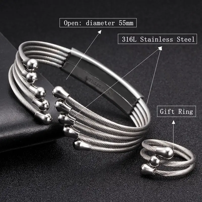 Luxury Silver Women Bangles (3)