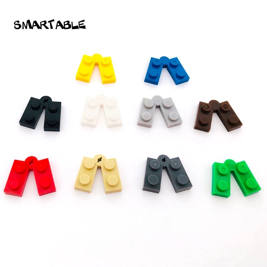 Smartable Hinge Plate 1x4 Swivel Top Building Blocks MOC Parts Creative Toys For Kids Education Compatible 73983 80pcs/lot