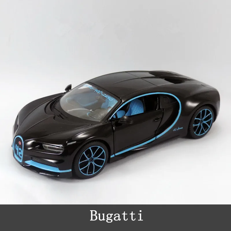 Maisto 1:24 Bugatti-Chiron имитация сплава Модель автомобиля ремесла украшение Коллекция игрушек инструменты подарок - Цвет: Bugatti-Chiron