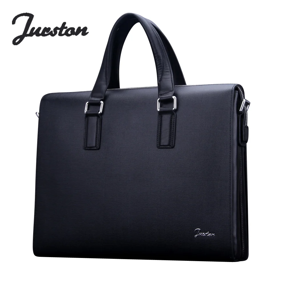 New collection Wire man bag commercial handbags briefcase male cowhide shoulder bags messenger bag