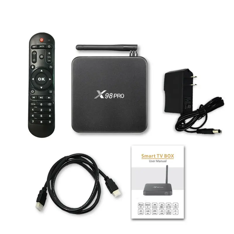 VONTAR X98 PRO Smart tv Box Android 7,1 3 ГБ 32 ГБ Amlogic S912 Восьмиядерный 2,4G/5 ГГц Wifi 4K медиаплеер X98pro телеприставка