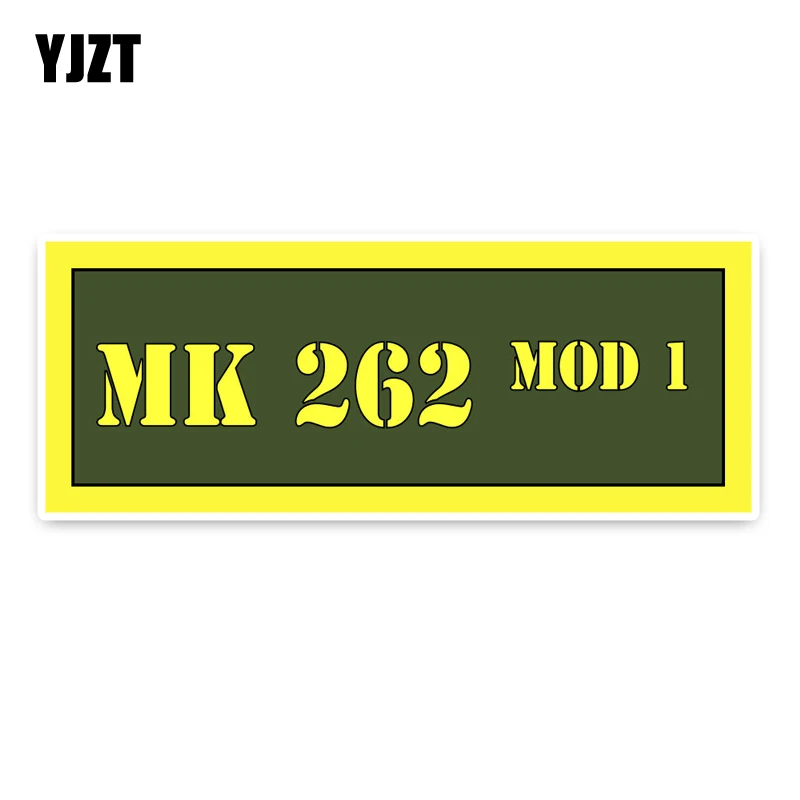 YJZT 14 8 см * 5 6 Высокое качество MK 262 мод 1 наклейка патроны ПВХ Виниловая