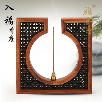 

Rosewood ebony wood burner incense incense for creative quality horizontal copper incense sandalwood furnace line box