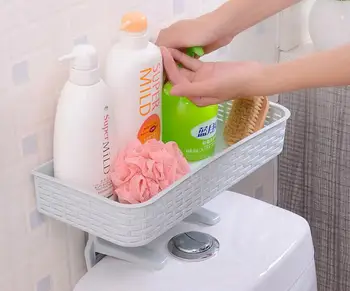 

Multi-function Toilet Seat Shelf Bathroom Rack Shelves Holder Tissue Sundries Storage Rack Bathroom Storage Rack