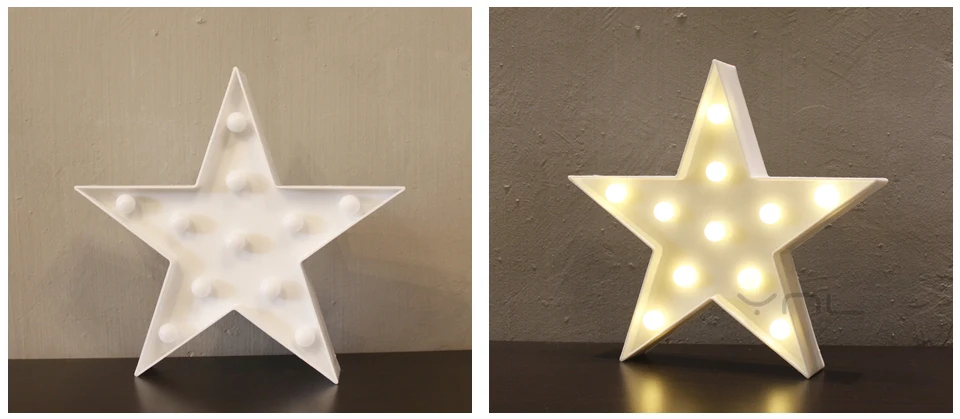 Звезда облако Луна 3D ночник светодиодный настольный светильник для детей подарок для детей игрушка для внутреннего освещения ночные