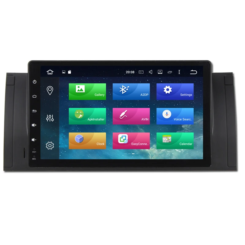 Perfect 9" Android 8.0 2G RAM 32G ROM 8 Core HD 1024*600 Screen 1 Din Car DVD GPS 9 inch Radio Stereo For BMW E53 E39 X5 wifi 3G/4G 21