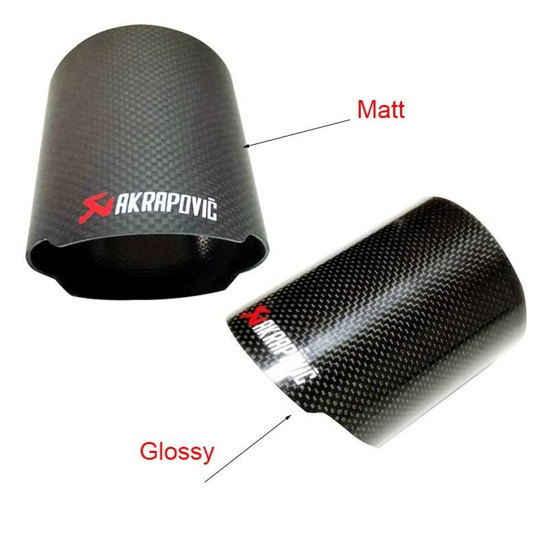 1pc Akrapovic Exhaust pipe Cover Car Universal Exhaust Muffler Pipe Tip
