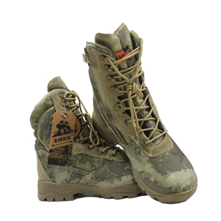 Desert Camo Охотничьи сапоги Combat Открытый Армия Botas Тактические Ботинки Мужчины