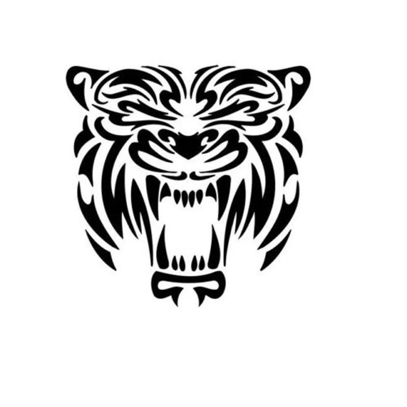 20X20CM TRIBAL TATTOO TIGER HEAD Vinyl Decals Car Stickers Personality Car-styling S6-2004 | Автомобили и мотоциклы