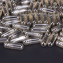 1000 шт прозрачные пустые желатиновые капсулы таблетки Vcaps прозрачная Халяль разделенная коробка топ продаж