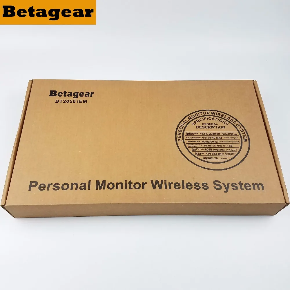 Двойной монитор Betagear SR2050IEM система монитора в ухо BT2050 беспроводная версия и