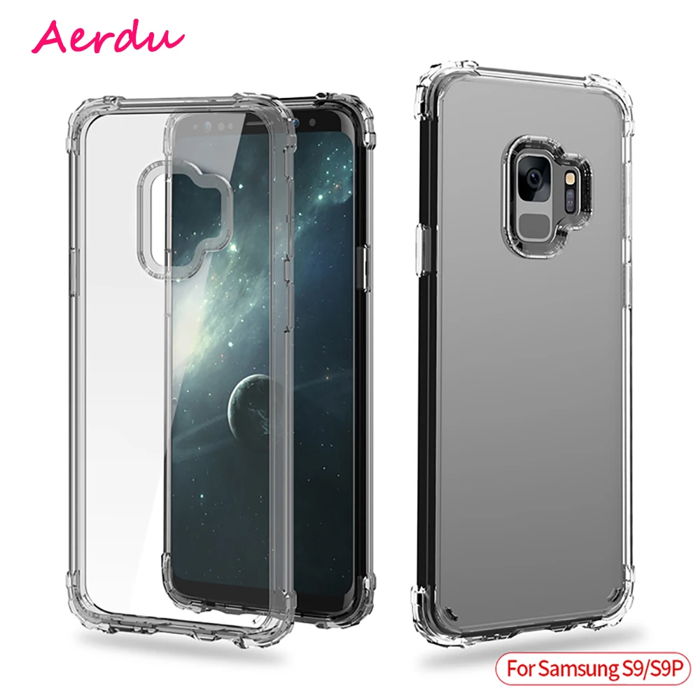 

Aerdu Transparent Phone Cases For Samsung S9 Case For Samsung S9 plus Case Soft Cover For Samsung Galaxy S9 Plus Cases wholesale