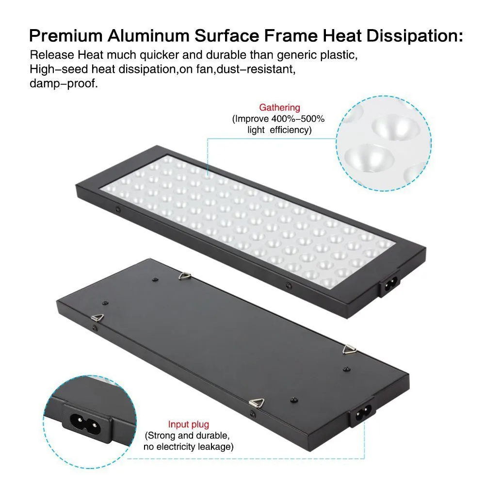 [DBF] 40 Вт Светодиодный завод растут SMD2835 красный + синий + UV + ИК Полный спектр светодиодные лампы для сада цветущие растения Гидропоника расти