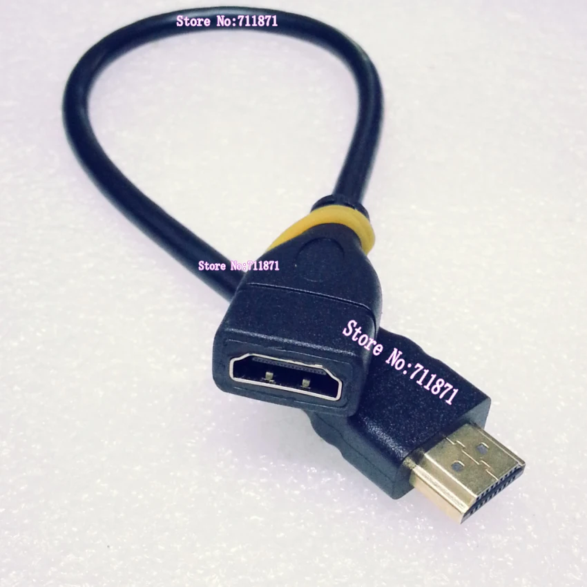 1 4 V Высокоскоростной Мужской Женский HDMI кабель-удлинитель короткий 30 см линия к