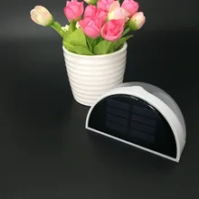 Солнечный белый рабочее время 10 часов открытый свет настенный светильник декоративный светильник для забора полукруг водонепроницаемый крыльцо свет