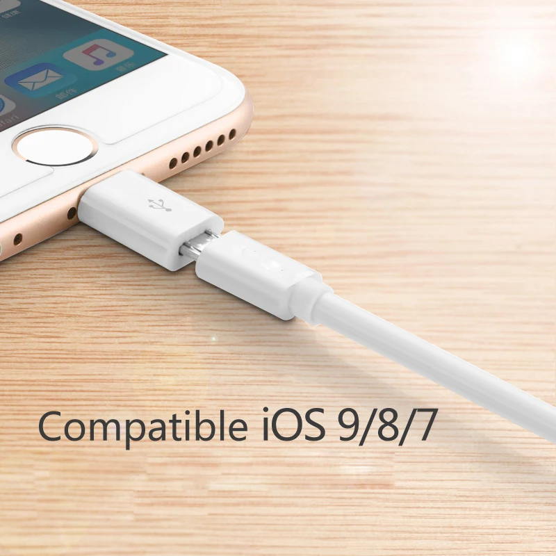 10-pcs-Micro-USB-Cable-to-8-Pin-Adapter-For-Apple-iPhone-5-5S-5C-SE