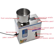 

5-20g Medicinal Powder Packaging Machine Microcomputer Automatic Packer Tea Granule Tea Leaf Packer Filling Machine