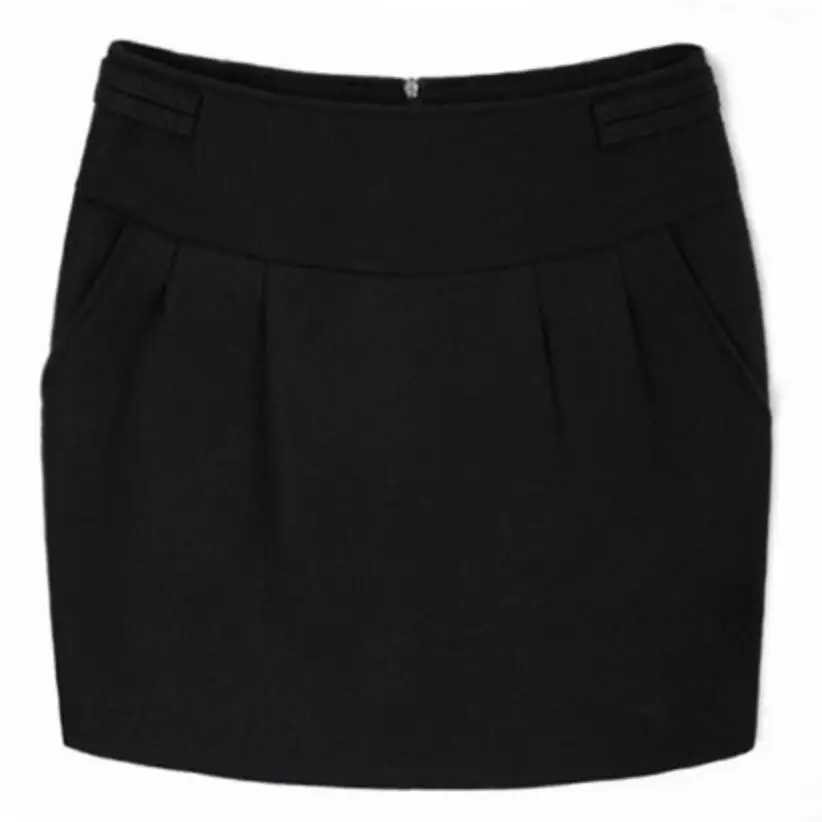 

New 2018 Spring Autumn Winter Skirt Fashion Women Woolen Short Skirt Plus Size Skirt Slim Hip Casual skirts Women LY62