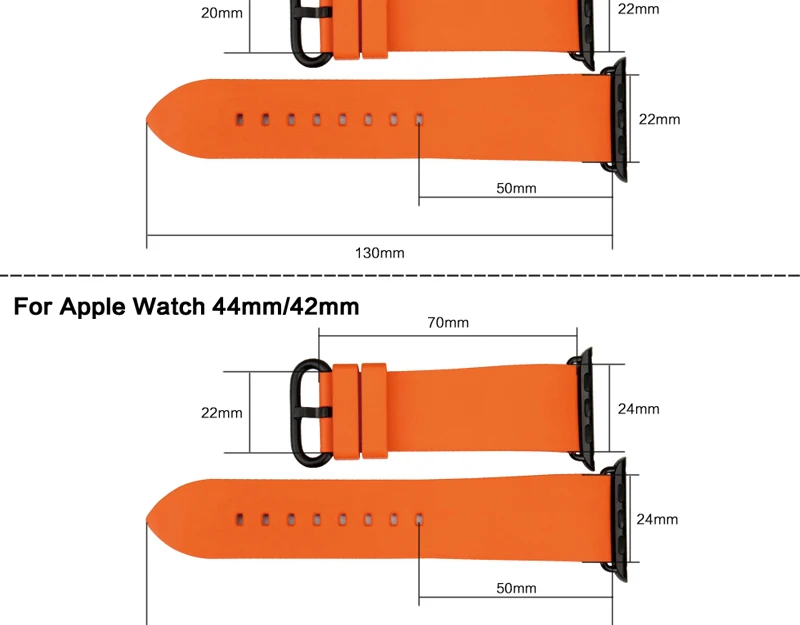 Аксессуары для часов серии 5 4 3 2 1 для Apple Watch полосы 44 мм 42 мм и ремешок для Apple Watch 40 мм 38 мм резиновые Фторуглеродные Ремешки для наручных часов