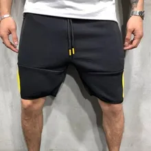 Для мужчин Летние повседневные шорты новое поступление шнурок лоскутное боковая молния дышащий середины талии модные