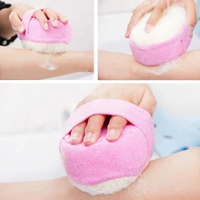 Luckyfine мягкая купальная щетка мочалка-губка мяч для ванной для очищения тела массажный Душ инструмент