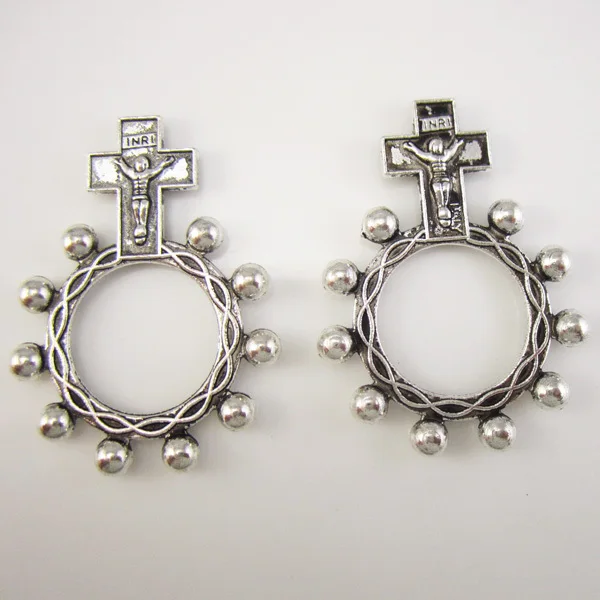 

50pcs of Religious Anello Preghiera Finger Decade Rosary Ring