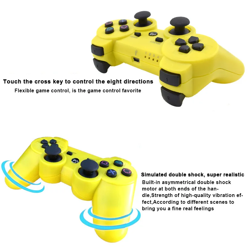 Data Frog For Sony Playstation 3 pubg Controller Wireless Bluetooth Gamepad Joystick For Playstation 3 PS3 SIXAXIS Gamepads