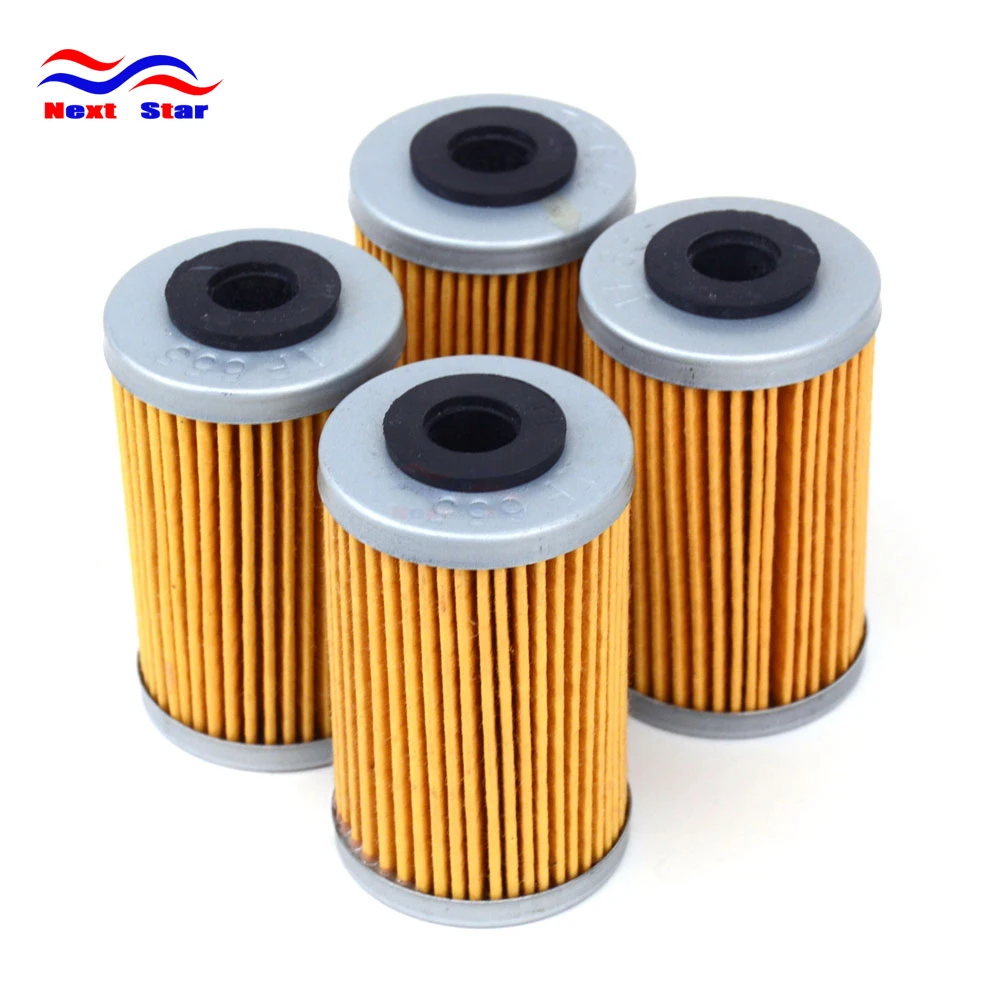 

4pcs Engine Oil Filter Cleaner For KTM Duke EXC SX MXC EGS XC SMR EXE LSK SMC Enduro 125 200 250 390 400 450 525 620 625 660 690