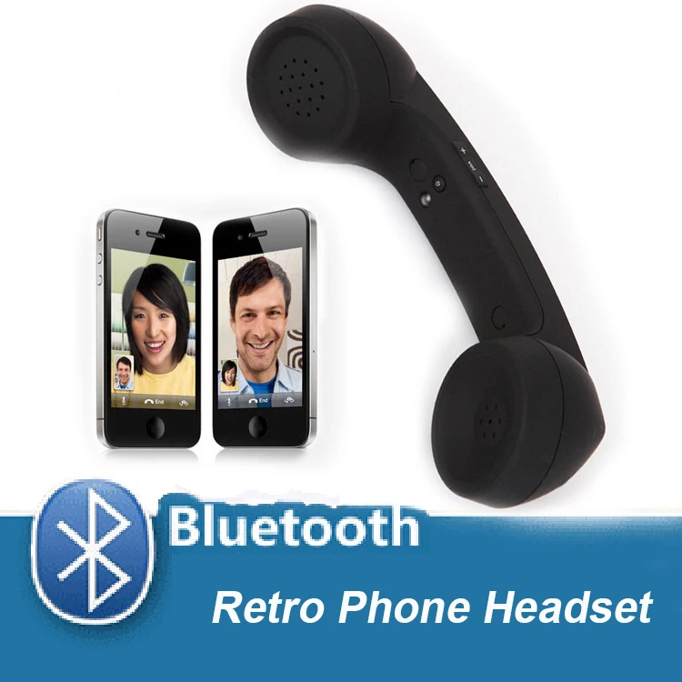 Мобильный телефон Ретро Беспроводная bluetooth-гарнитура Регулируемая Защита громкости Микрофон для телефона