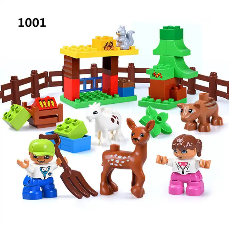 lego granja animales