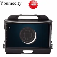 Youmecity Android 8,1 Octa Core головное устройство автомобиля DVD плеер для KIA Sportage R 2014 2011 2012 2013 2015 Gps Wi-Fi радио Bluetooth