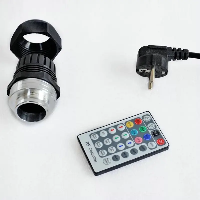 32W 28key RF Remote control 4 Level-speed RGB Twinkle wheelLED Fiber Optic Light Engine Aluminum starlight Headliner DIY ceiling