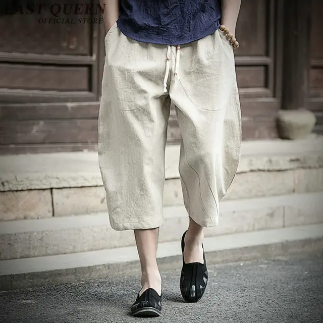 traditional chinese pants men chinese style clothing summer fashion