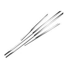 Стайлинга автомобилей! 4 шт. Нержавеющая сталь автомобильный боковой двери кузова рельефные накладки детали отделки для Land Rover LR4 Дискавери 4 2010