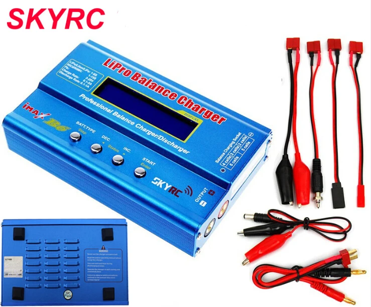 

Factory Wholesale SKYRC Original IMAX B6 RC Lipo NiMh Battery Digital Balance Charger with T Plug or Tamiya Connector Calbe