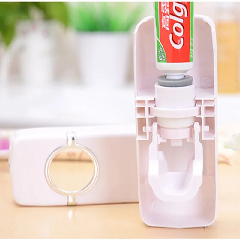 Bathroom Accessories Set Automatic Toothpaste Dispenser With Toothbrush Set Holder Rack Easy Intall Wall Mounted Bathroom Tool Bathroom Accessories Set Automatic Toothpaste Dispenser With Toothbrush Set Holder Rack Easy Intall Wall Mounted Bathroom Tool