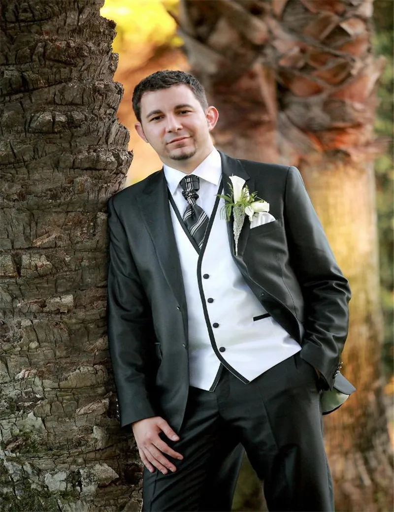 Special Offer for  Black Top Selling Men's SuitCustom Made Party Suit Formal Suit Groomsman Suit Boy's Suit (Jacket+Pa