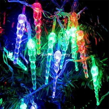 

3M/10ft 30LED Battery Operated LED Icicle Stick Fairy String Lights For Party Wedding Christmas Winter Home Decoration