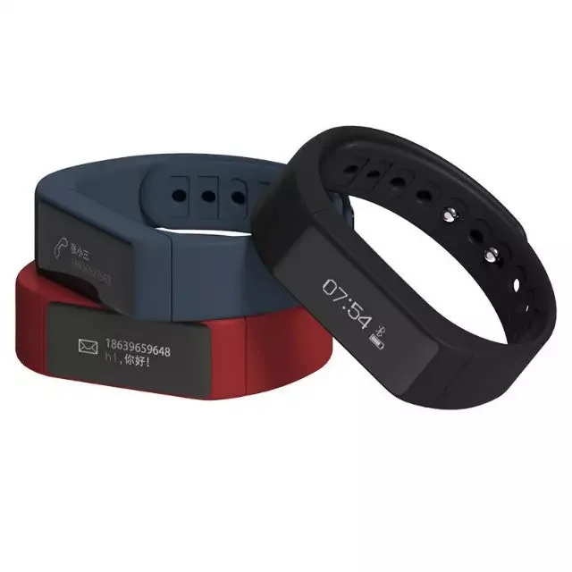New Updated I5plus smart watch 0 91 OLED touch screen smartband gesture control TPU font b