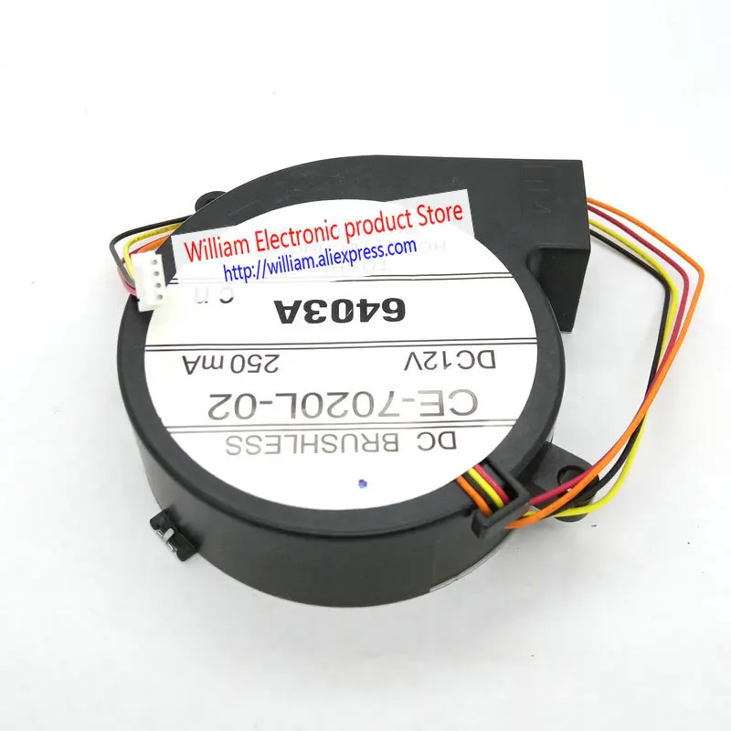 CE-7020L-02 DC12V 250mA для EB-C760X/C764XN/C765XN проектор охлаждающий вентилятор